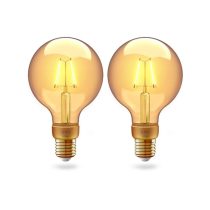 Innr BULB - E27 filament G95 Globe E27 Vintage, 2-pack