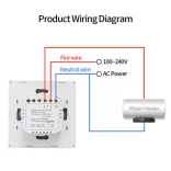 Smart Zigbee Water heater switch Boiler Switch EU 4000W