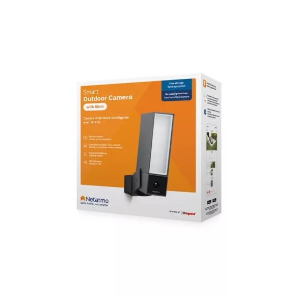 Netatmo Smart Outdoor Camera with Siren