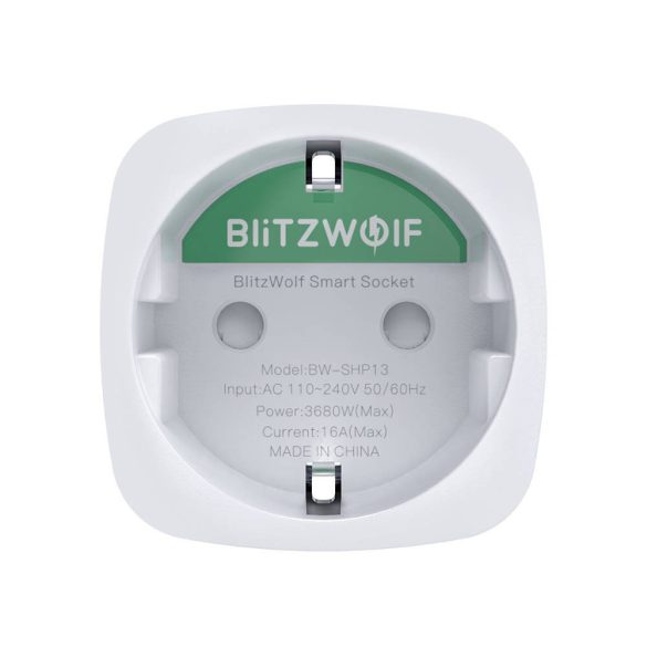 BlitzWolf BW-SHP13 ZigBee Smart Socket (EU) 3680W