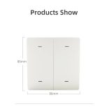 Zigbee Smart Switch EU Push Button Light Switch 2 Gang L