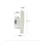 Zigbee Smart Switch EU Push Button Light Switch 2 Gang L