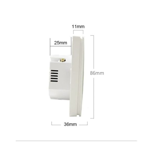 Zigbee Smart Switch EU Push Button Light Switch 2 Gang L