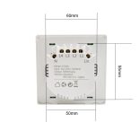Zigbee Smart Switch EU Push Button Light Switch 2 Gang L