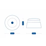 Frient Intelligent Smoke Alarm Okos Füstérzékelő és Sziréna
