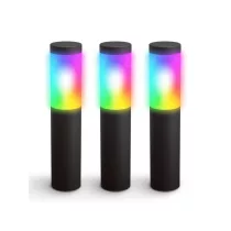   Innr Smart Outdoor Pedestal Light, 215lm (ZLL), 3 pedestals, 3-pack