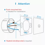 Meross Smart Wi-Fi Wall Switch HomeKit Okos Villanykapcsoló