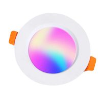   Tuya Zigbee okos LED lámpa, plafonba süllyeszthető, RGB+CCT, 10W