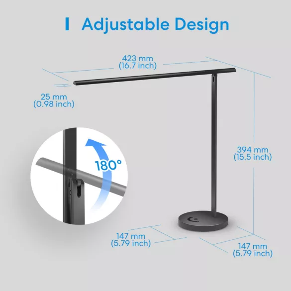 Meross Smart Wi-Fi LED Desk Lamp HomeKit Okos Lámpa