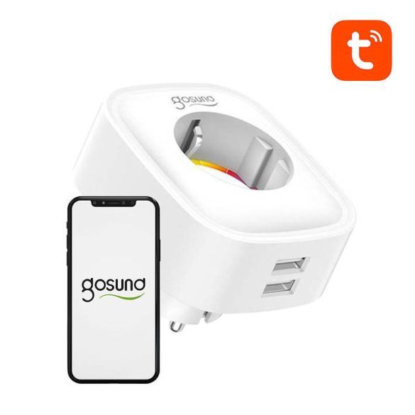 Gosund SP112 2xUSB intelligens WiFi aljzat (Tuya)