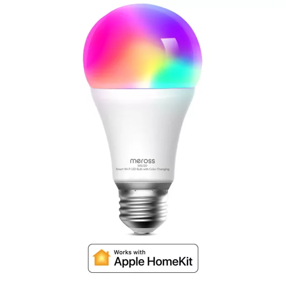 Meross Smart Wi-Fi RGB LED Bulb HomeKit Okos Izzó