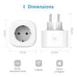 Meross Smart Wi-Fi Plug HomeKit Okos Konnektor