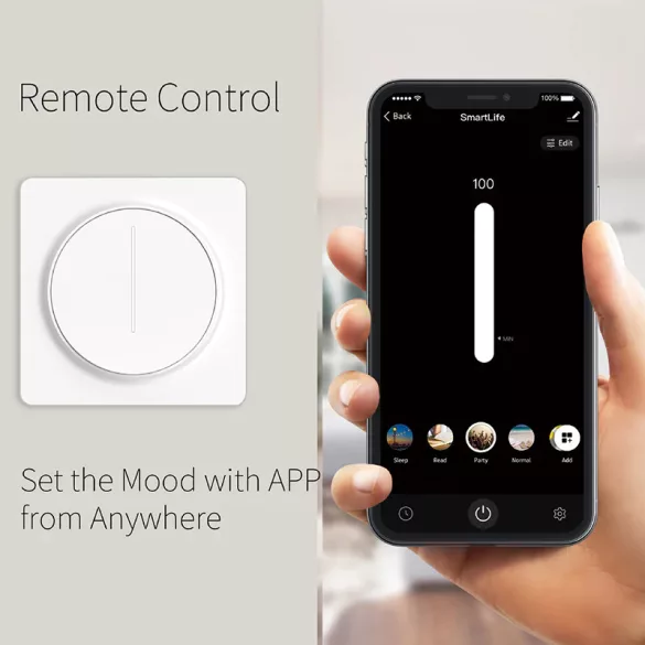 Zigbee Smart Touch Dimmer Switch EU Type