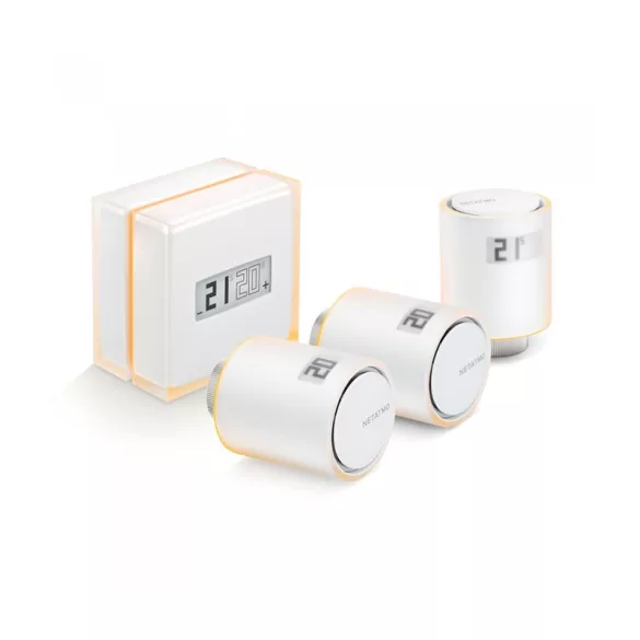 Netatmo Smart Thermostat + 3 Additional Smart Radiator Valves