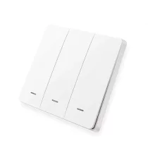   Zigbee Smart Switch 3W-800W  EU Type 3 Gang No Neutral Magnetic Latching Relay