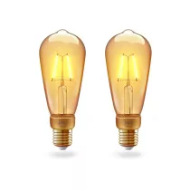 Innr BULB - E27 filament vintage ST64 Edison, 2-pack