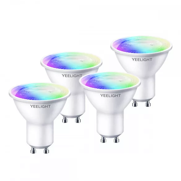 Yeelight W1 GU10 izzó (színes) 4db