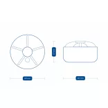 Frient Water Leak Detector Okos Vízszivárgás érzékelő és Sziréna