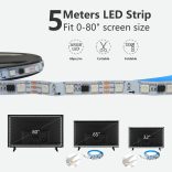 Tuya Smart WiFi HDMI Sync Box RGBIC LED Strip TV Backlight