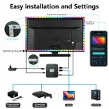 Tuya Smart WiFi HDMI Sync Box RGBIC LED Strip TV Backlight