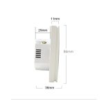 Zigbee Smart Switch EU Push Button Light Switch 1 Gang L+N