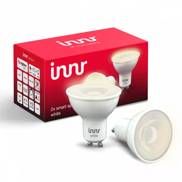 Innr Smart Spot White Single lens GU10 Zigbee Okosizzó (2db)