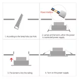 Zigbee Smart Led Spot Downlight RGB+CCT 7W
