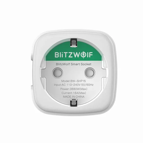 BlitzWolf BW-SHP15 smart socket, ZigBee, 3680W