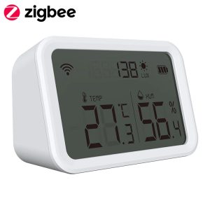 Zigbee Temperature Humidity Sensor Luminous Brightness Detector 3 in 1