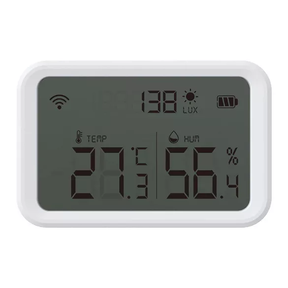 Zigbee Temperature Humidity Sensor Luminous Brightness Detector 3 in 1