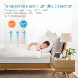 Zigbee Temperature Humidity Sensor Luminous Brightness Detector 3 in 1