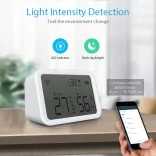 Zigbee Temperature Humidity Sensor Luminous Brightness Detector 3 in 1