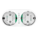 BlitzWolf BW-SHP7 intelligens aljzat, dupla WiFi, 3680W