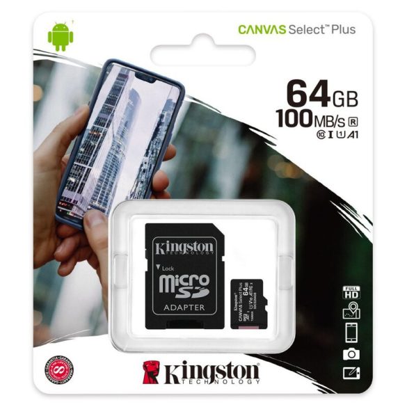 Kingston Micro SD Kártya 64 GB