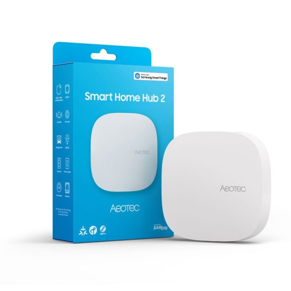 Aeotec SmartThings Hub 2 – központi egység, Wi-Fi, Zigbee, Thread, Matter (GP-AOEHUBV4EU)