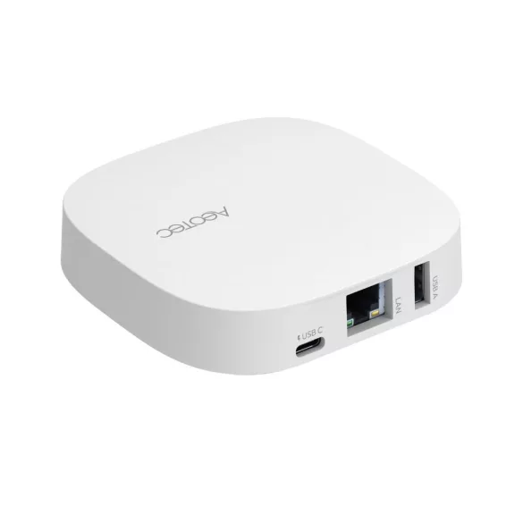 Aeotec SmartThings Hub 2 – központi egység, Wi-Fi, Zigbee, Thread, Matter (GP-AOEHUBV4EU)