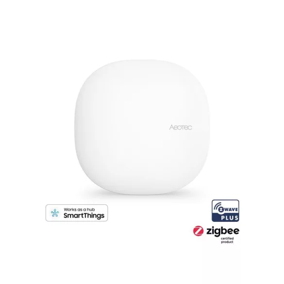 Aeotec SmartThings Hub – központi egység, Wi-Fi, Zigbee, Thread, Z-Wave, Matter (GP-AOEHUBV3EU)