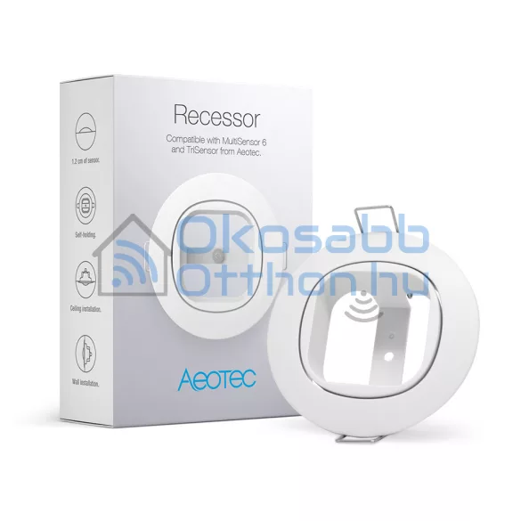 Aeotec Recessor – süllyesztett rögzítőkeret MultiSensor 6/7 és TriSensor érzékelőkhöz (DSE010)