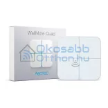 Aeotec WallMote Quad – fali távirányító 4 gombbal, Z-Wave (ZW130)