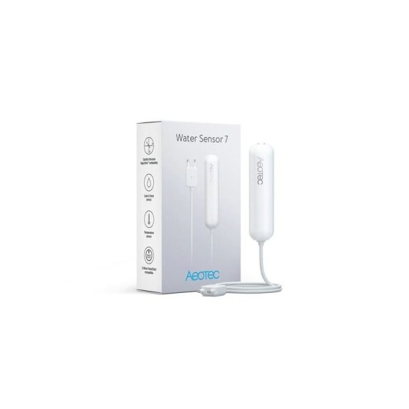 Aeotec Water Sensor 7 Pro – vízszivárgás-, hőmérséklet- és páratartalom-érzékelő – Z-Wave (ZWA019)