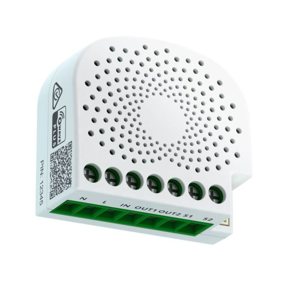 Aeotec Dual Nano Switch with Power Metering –  két áramkörös fogyasztásmérős relémodul, Z-Wave (ZW132)