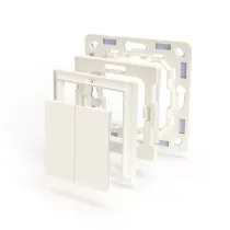   Shelly BLU Wall Switch 4 vezeték nélküli kapcsoló + Legrand / Shelly keret adapter