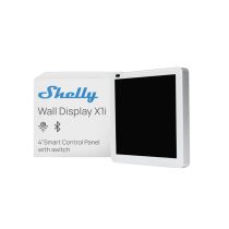   Shelly Wall Display X1i – vezérlőpanel, villanykapcsoló, Wi-Fi, Bluetooth, ezüst (SAWD-6A1XX10EU0)
