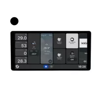   Shelly Wall Display X2i – fali vezérlőpanel és villanykapcsoló, Wi-Fi, Bluetooth, fekete