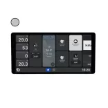 Shelly Wall Display X2i – fali vezérlőpanel és villanykapcsoló, Wi-Fi, Bluetooth, ezüst