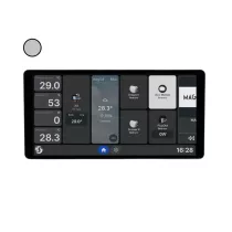   Shelly Wall Display X2i – fali vezérlőpanel és villanykapcsoló, Wi-Fi, Bluetooth, ezüst