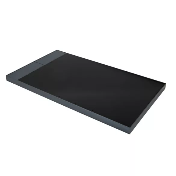 Shelly Wall Display XL Silver — 10,1″-es fali vezérlőpanel és villanykapcsoló, Wi-Fi, Bluetooth, szürke