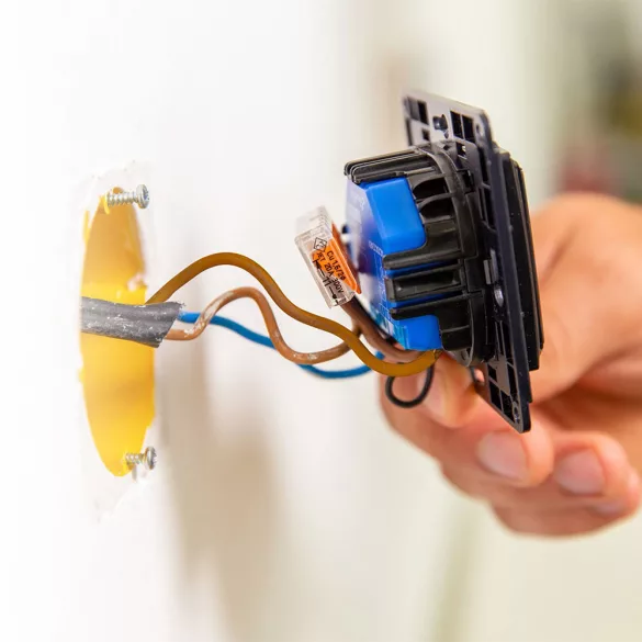 Shelly Wall Switch 1 – fali villanykapcsoló, 1 gombos, fekete