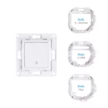 Shelly Wall Switch 1 – fali villanykapcsoló, 1 gombos, fehér