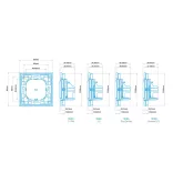 Shelly Wall Switch 1 – fali villanykapcsoló, 1 gombos, fehér